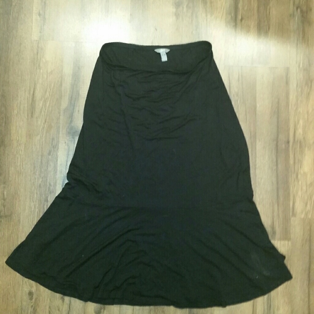 J. Jill black maxi skirt